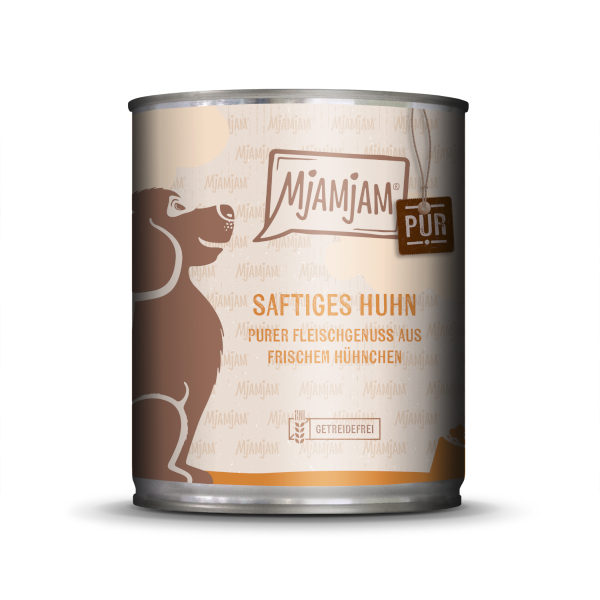 Mjamjam Hund Saftiges Huhn pur - 4